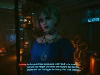 Exploring Cyberpunk 2077 Street Part One Detective V is Porn