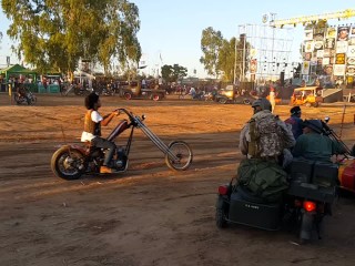 PUSSY FLASH and FUN at a BIKE SHOW # Day 1