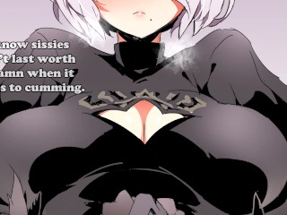 2B's Experiment - Hentai JOI (Facesitting, Feet, CBT, Assplay, CEI, Edging, Roulette, MultiSection)