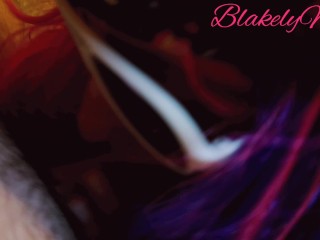 POV Blowjob ballsucking handjob cumshot COSPLAY- Blakely Night